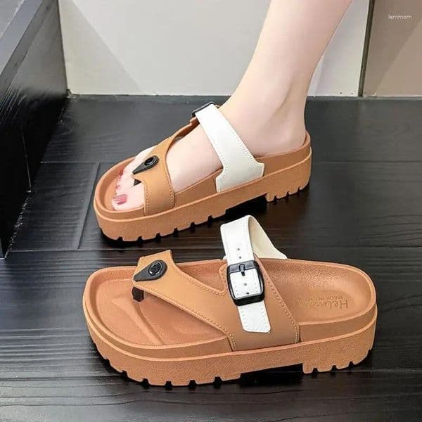 Slippers Home Slides Sabot Shoes Low Price Non Slip H Sandal Elegant Fashionable Original Style Women's And Ladies Sandals