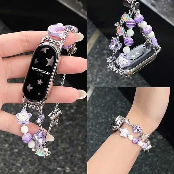 Versatile KT bead bracelet suitable for Xiai Band 8Pro/9ProFor Mi band 3/4/5/6/78/8NFC/9/9NFC/10/10NFCFor Redmi Watch5/4J260514