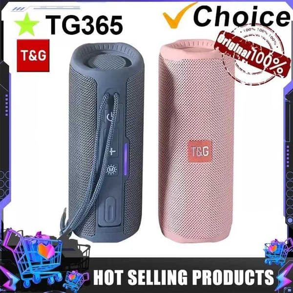 TG TG365 Portable Bluetooth Speaker Dual Bass LED Wireless Subwoofer Waterproof Outdoor Boombox FM AUX BT TF Music Player S2605132L0T