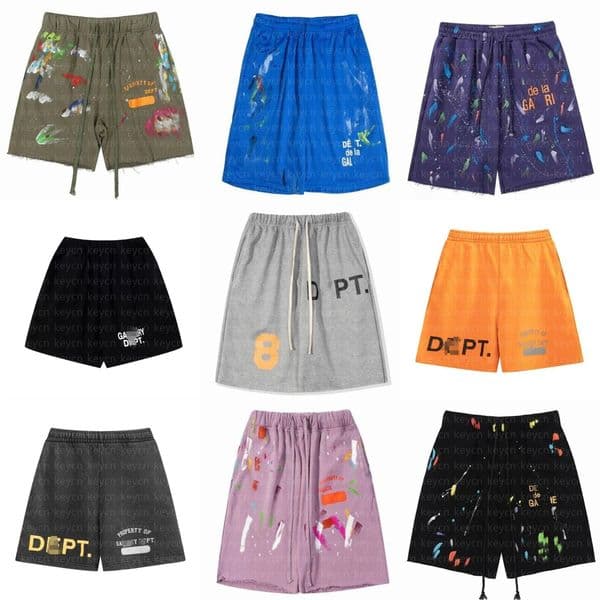 Designer Y2K Men's Shorts Casual Pant Hip Hop Gothic High Street Five Pants Graffiti Loose Fashion T Shirts Beachwear Running Gym Daily Wearing Print Size S-XL