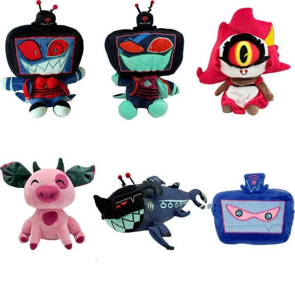 Hazbin Hotel Character Plush Toy Vox Niffty Plush Dolls Soft Collectible Plushies for Game Fans