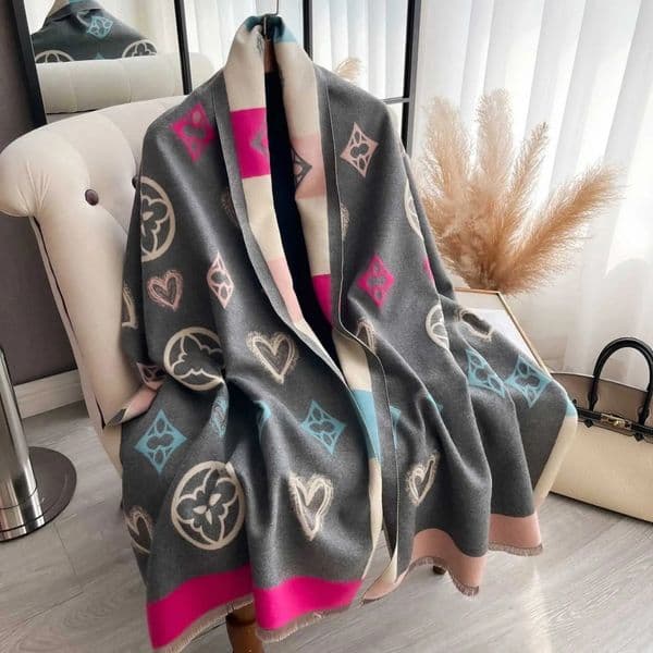 Luxury Designer Womens Blanket Cozy Wool art Knit Infinity Scarf Versatile Fashion Layering Piece Ideal For Autumn/Winter Shipping 1 *