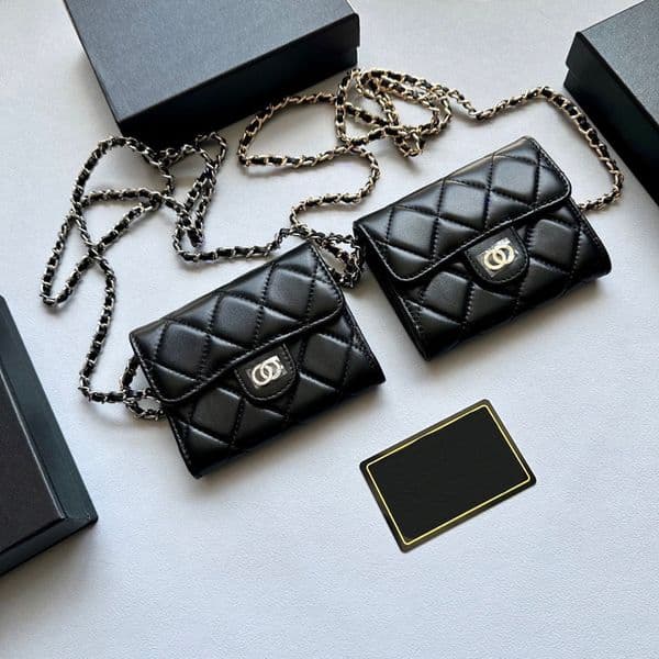 Caviar coin purse mens and womens mini guaranteed shoulder bag top quality genuine leather cardholder designer wallet AAAAA