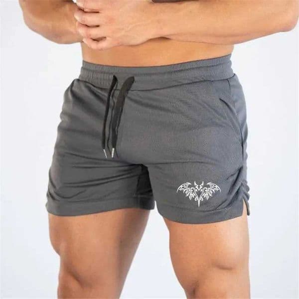 Summer Thin Mesh Sports Shorts Mens Breathable Trend Muscle Fitness Training Three Point Pants Running Casual Sports Shorts Z260514