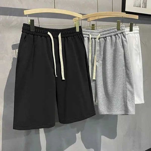 Mens Sports and Fitness Solid Color Casual Spring and Summer New Style Suitable for Both Men and Women Casual Sports Shorts Z260514