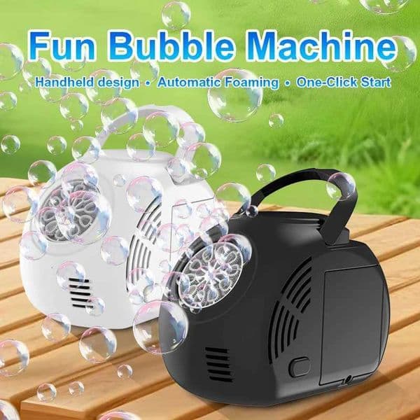 KNYYSECQ 10 hole Handheld Bubble Machine Toy Light Bubble Toy Outdoor Interactive Wedding Game without Battery Bubble Water L260514NACR