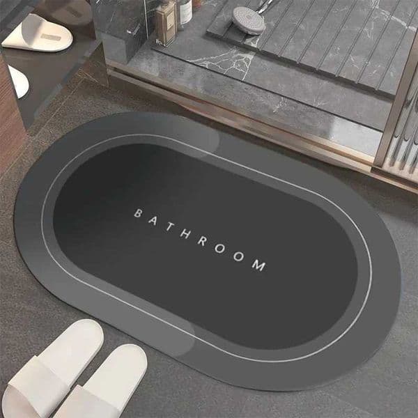 Super Absorbent Bath Mat Rubber Bathroom Rug Non-slip Entrance Doormat Nappa Skin Floor Mats Toilet Carpet Kitchen Area RugsJ260514