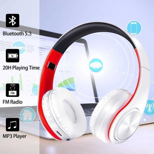 Wireless Bluetooth Headphones Stereo Foldable Sport Earphone with Microphone Handfree for MP3 Player Z260514