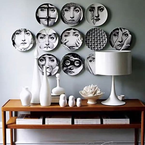 Italian Style Ceramic Plates, Handcrafted Tableware with Unique Patterns, Ideal for Modern Dining & Kitchen Decor