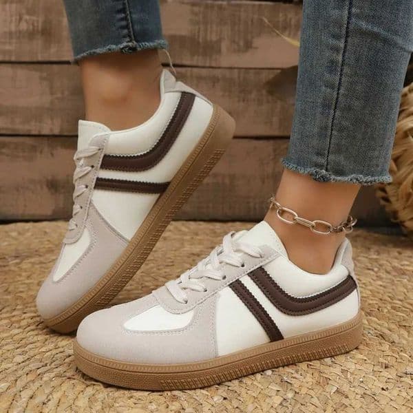 Womens Flat Versatile Sports Shoes Breathable Soft Bottom Rubber Outsole round Toe Mesh Lining Spring Summer Autumn Seasonal X260514