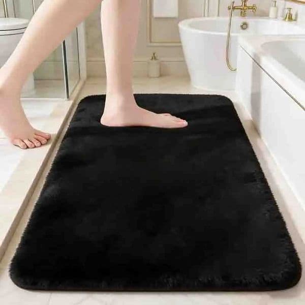 Coral Velvet Absorbent Quick Drying Door Mat Solid Color Bathroom Mat Bathroom Floor Mat Door Mat Household Non Slip Foot MatJ260514