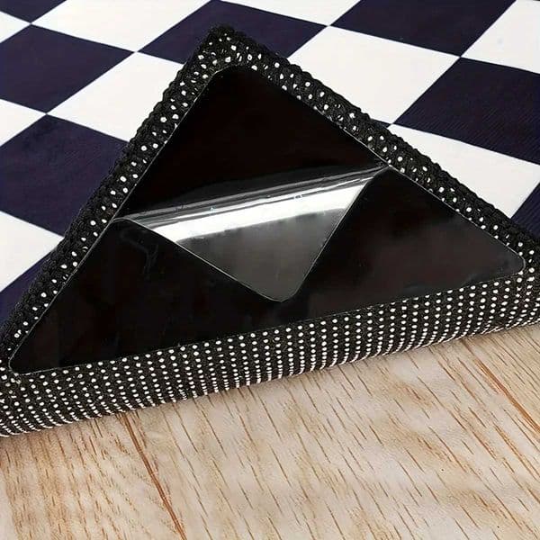 Nano PU Self-adhesive Triangular Carpet Anti-Slip Sticker Household Sofa Pad Floor Mat Fixing Sticker Horizontal Slip ResistanceJ260514