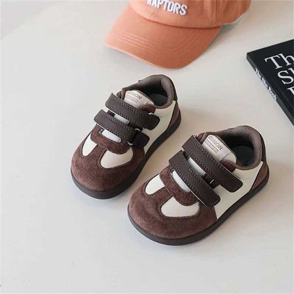 2026 New /Autumn Children Shoes Leather Breathable s Casual Shoes Non-slip Fashion Toddler Girls Boys Sneakers EU 22-30L2605144JWF