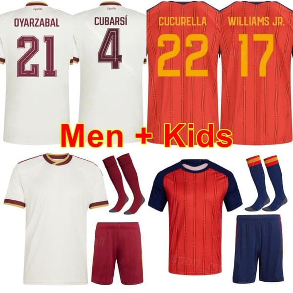 National 2026/27 World Cup Soccer 14 Aymeric Laporte Jerseys Child Men 15 Alex Baena Ander Barrenetxea 1 David Raya Carlos Soler Joan Garcia Football Shirt XiBanYa