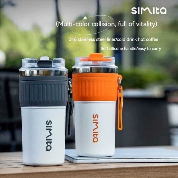 New High Appearance Level Coffee Cup Accompanying Men And Women Large Capacity Water Cup Car With Rope Coffee Cup L260513