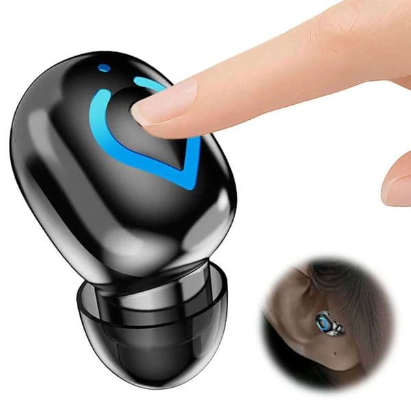 Wireless Single Earbud ENC Invisible Earbuds 6.1 Chip Only Ear Mini In-Ear Headset for Smart Phones PC TV Audiobook W260514