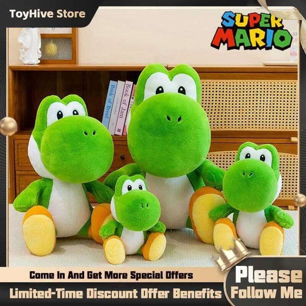 Large Size 70cm Super Marios New Cute Bros Doll Yoshi Dragon Plush Soft Stuffed Animals Toys Birthday Gifts 26Y0514