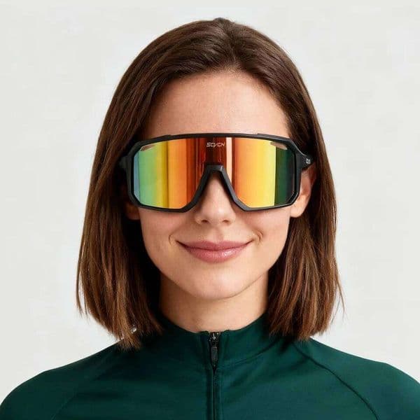 SCVCN Outdoor Sports Glasses Men Women UV400 Aesthetically Trendy Street Photography Riding Hiking Goggles Cycling Sunglasses 26W0514