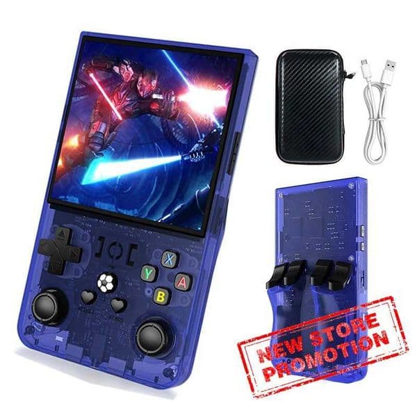 Open Source R36Max Newest Handheld Game Console Portable Hand Held 40-in 4k HD IPS Sn Large BatteryJ260514
