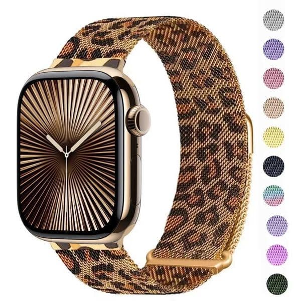 Milanese Loop strap for watch band 46mm 45mm 44mm 40mm 41mm pride bracelet iwatch series 11/10/9 8 7 6 SE3/ultra 2 3 49mm X260514