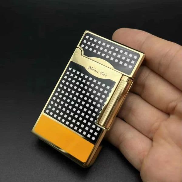 Single straight multi-functional lighter portable blue flame windproof lighter for cigars smoking accessories mens gift L260514