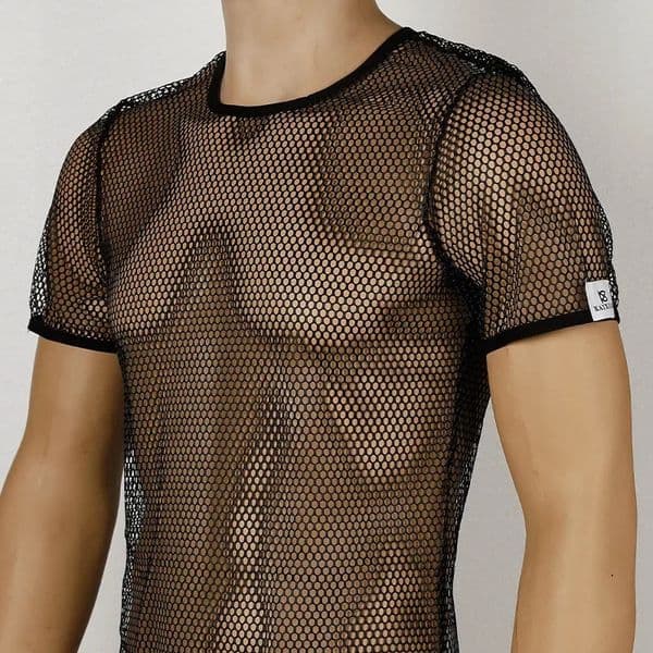 Mens Hollow Out Mesh T-Shirt Breathable Sport See Through Streetwear Lightweight Casual Tank Top Summer Arrivals 260511