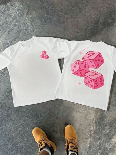 Summer Fashion n for Procurement Products Letter Print Casual Mens and Womens American Street Style Tshirts 260507