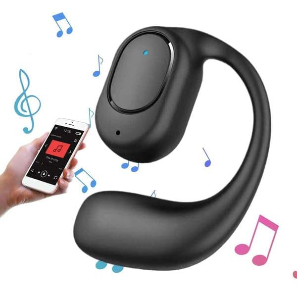 Left Ear Single Over-Ear Wireless Blue Tooth Headphone Water Resistance Long-Lasting Battery Earphone For Running W260514