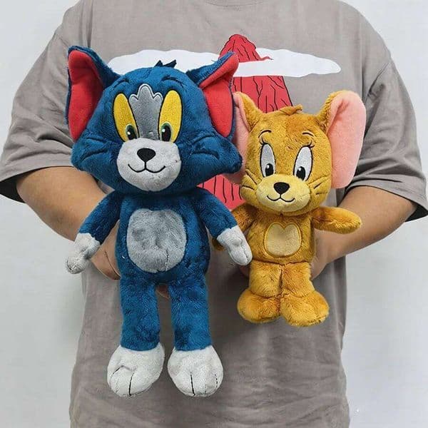 and Plushies 32cm Tom 23cm Jerry Stuffed Dolls Movie Series Collectible for Kids 26Y0514