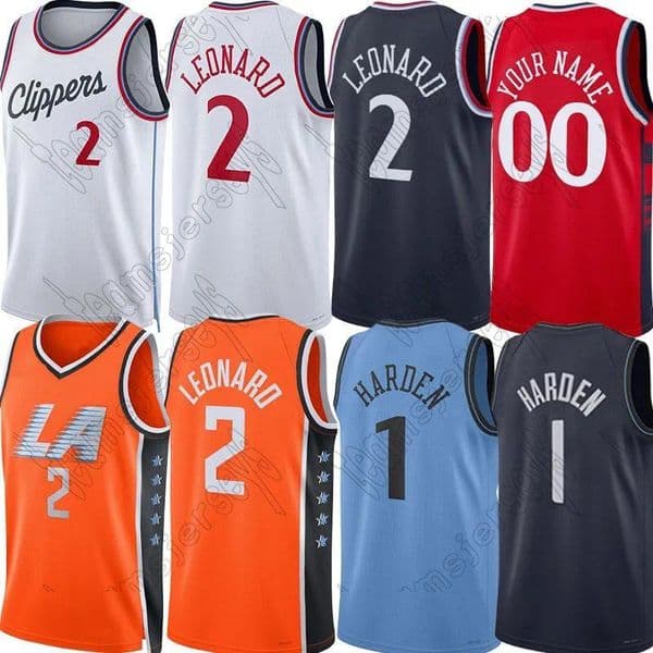 Kawhi Leonard Jersey Clipper Basketball Jerseys Darius Garland Bennedict Mathurin Bradley Beal Bogdan Bogdanovic John Collins Nicolas Batum Brook Lopez City