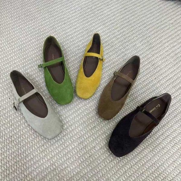 Bailamos Women Flats Soft Leather Eelgant Dress Shoes Spring Brand New Round Toe Shallow Slip On Ladies Casual Ballet Shoes35-41 X260514