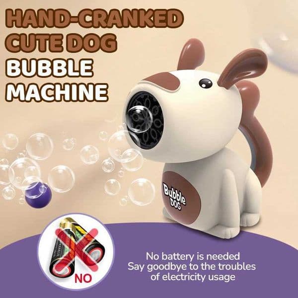 Handheld Dog Bubble Machine Hand Movement Soap Blowing Bubble Gun Childrens Outdoor Toys Wedding Prop Boys Girls Birthday Gift L260514U0V9