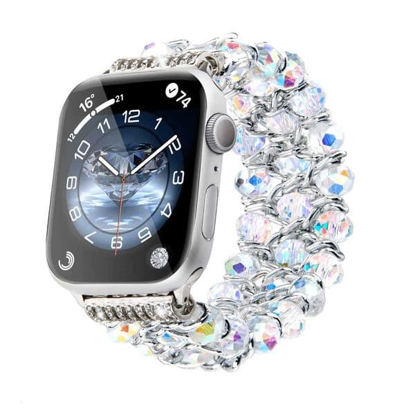 Flash Pearl for Watch Wen 38mm 40mm 41mm 42mm 44mm 45mm 46mm strap iWatch tra Series SE 10 9 8 7 6 5 4 3 2 1 strapJ260514