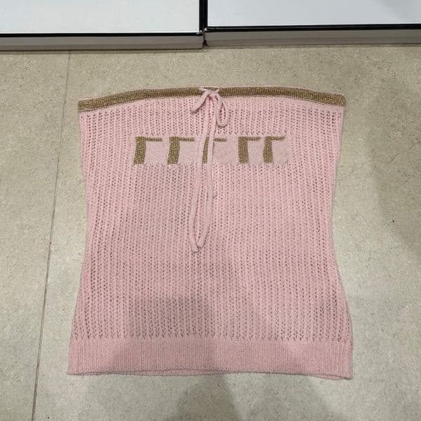 Women Y2k Sexy Knitted Strapless Slim Push Up Knitted Boob Tube Top Street Style Knitted Sleeveless Top