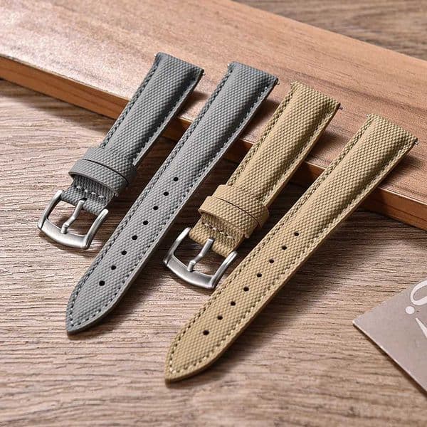 New Coated Sailcloth Strap 18/19/20/22mm Sport Fabric Waterproof WristBand Universal Accessories For Smart Watch /J260514