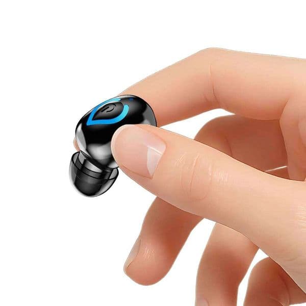 BT 6.1 Wireless Mini Single Earbud With Mic Invisible Earbuds IPX3 Waterproof Noise Canceling Earphones for Home & Office W260514