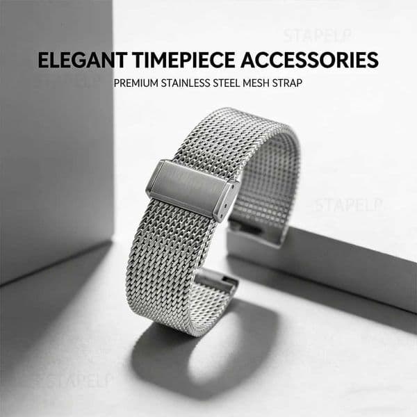18mm 19mm 20mm 21mm 22mm Quick Release Stainless Steel Mesh Watch Strap Dive Metal Bracelet For Men WenJ260514