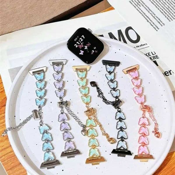 Colorf Aurora Metal Bracelet Suitable for HW Watch Fit3/Fit4 Straps and HW Band 8/9/10NFC Handmade StrapsJ260514