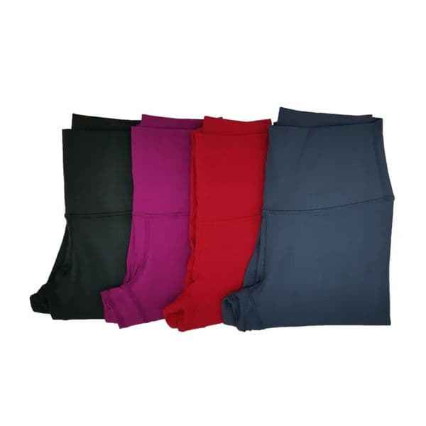 2026 New 037- outdoor High Rise Tights Solid Color Yoga Have T-Line Elastic Leggings Naked Feeling Sweatpants With Waistband Pocket Women Fitness Pants Classic 001