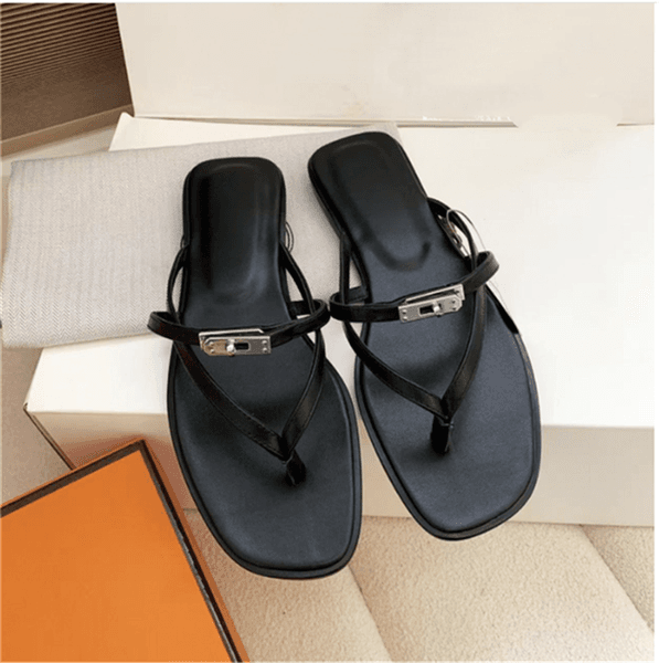 2025 Designer Slippers Luxury Sandals Women's Fashion Classic Floral Brocade Slippers Flats Leather Rubber Flip Flop Bottoms Beach Slipper A2