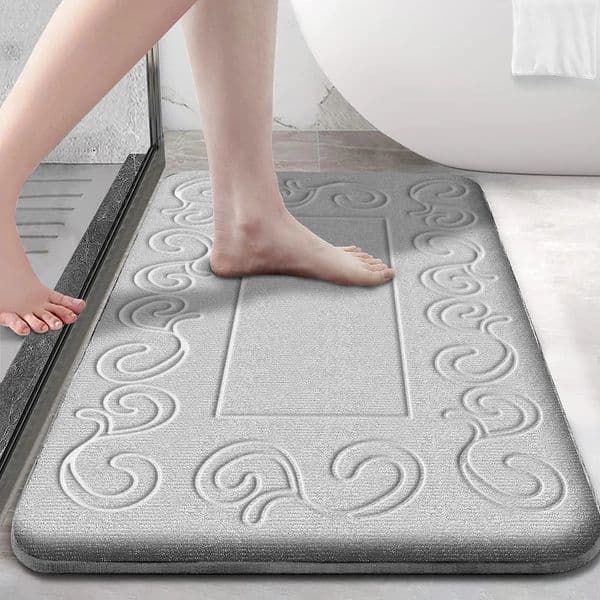 Anti slip absorbent bathroom mat bath mat ultra soft bathroom carpet machine washable bath rug home decoration 260513