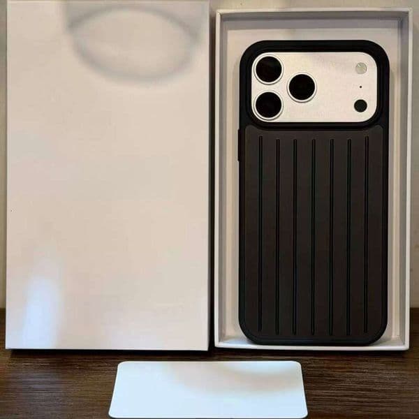 Rimo Phone Case Coque Telephone Luxe Rimowalugage Phone Case Luggage Style Aluminum Alloy Case Suitable For I 17 Pro Max Full Protection Women 16pm Shockproof