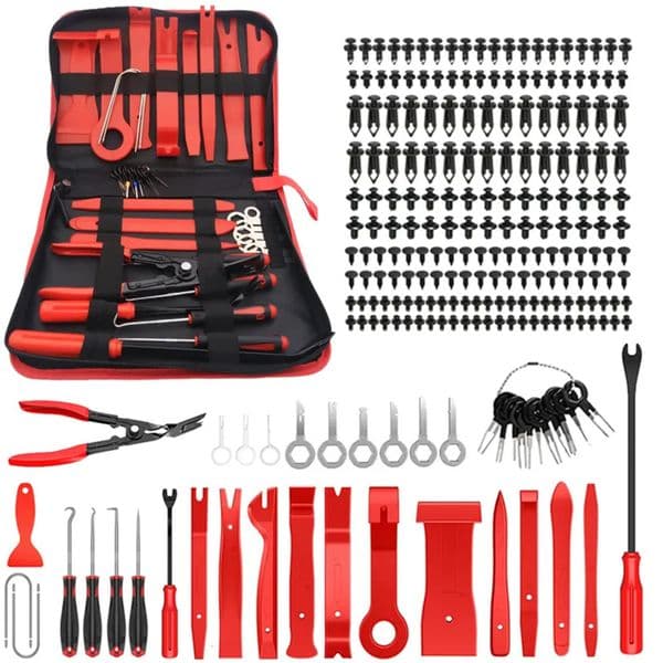 Luxury Designer Decor Hand-Held Disassembly Tools Car Tool room Panel Door Audio Trim Removal Kit Auto Clip Pliers Fastener Remover Set Deco 14