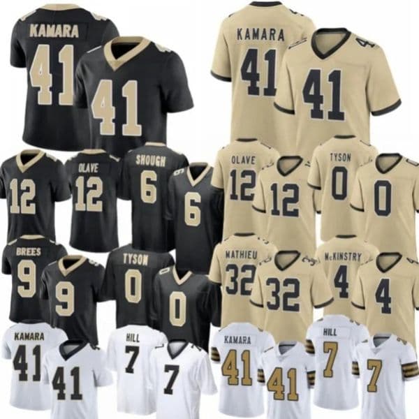 NewOrleansCity Tyler Shough SaintsS jersey Jordyn Tyson Chris Olave Travis Etienne Jr Drew Brees Alvin Kamara Hill Bresee McKinstry Saintsjersey Football Jerseys