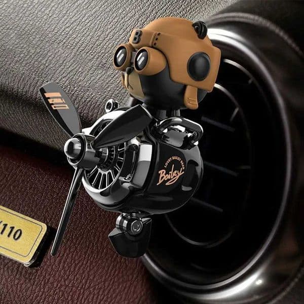 Little Bear Pilot Car Air Freshener Perfume Helicopter Car Air Vent Fragrance Car Interior Perfume Clip Car Ornament Accessories T260514
