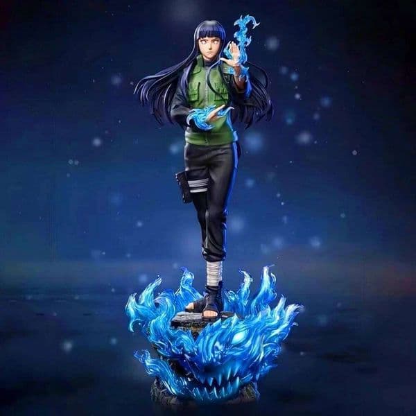 34cm/13.39in Anime Figure Hyuga Hinata Action Figures Pvc Statue Desktop Ornamen Collection Model Toys Gifts 26L0515