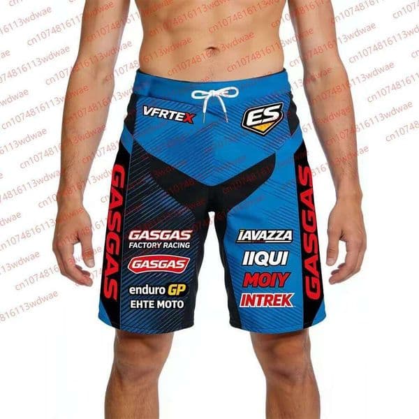 GASGAS Factory Racing Enduro GP MX Print Quick-drying men's shorts Bicycle Riding Shorts for Racers Bike Enthusiasts 26Y0515