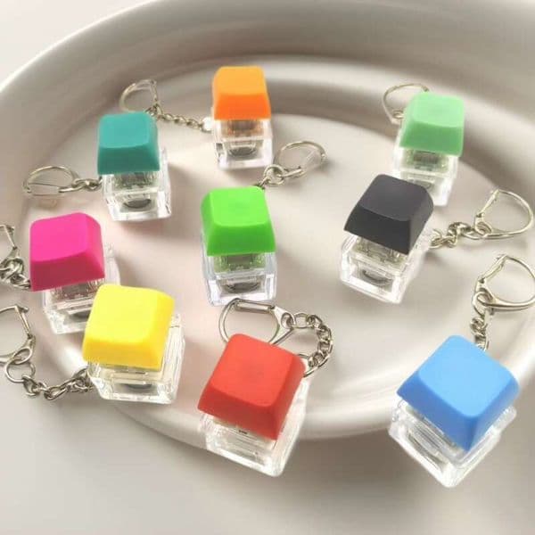 Illuminated Plushie Typewriter Button Pressing Game Fidget Accessory Portable Relaxation Tool