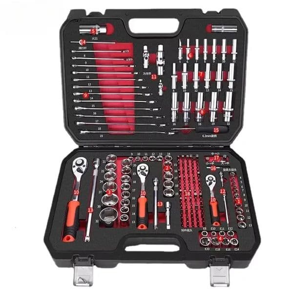Luxury Designer Decor Auto Repair Tools Box Sets Electrician Spanner Case Waterproof Shockproof Safety Parts Organizer Anti-Fall room Toolbo 8