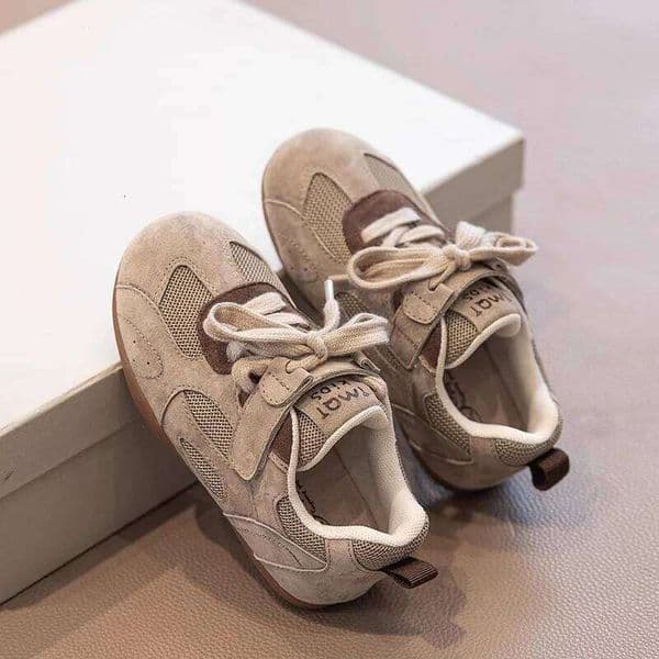 Girls' Comfortable sports children's soft soled casual running shoes Boys School 4-15 years old 2025 spring new J260514